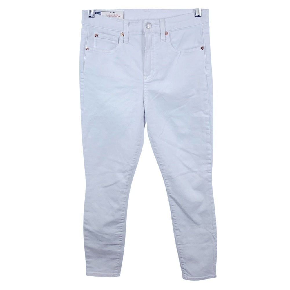 GAP High Rise White True Skinny Women's 8/29R Stretch Denim Jeans Summer Spring - Picture 2 of 8